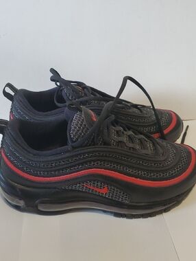 Nike Air Max 97 Valentines Day Black Red Women's Size 7.5 Running Shoes
